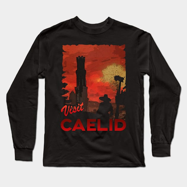 Visit Caelid - Elden Ring Long Sleeve T-Shirt by Polomaker